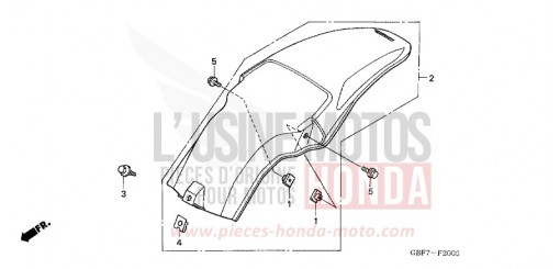 KOTFLUEGEL, HINTEN CR85RB3 de 2003